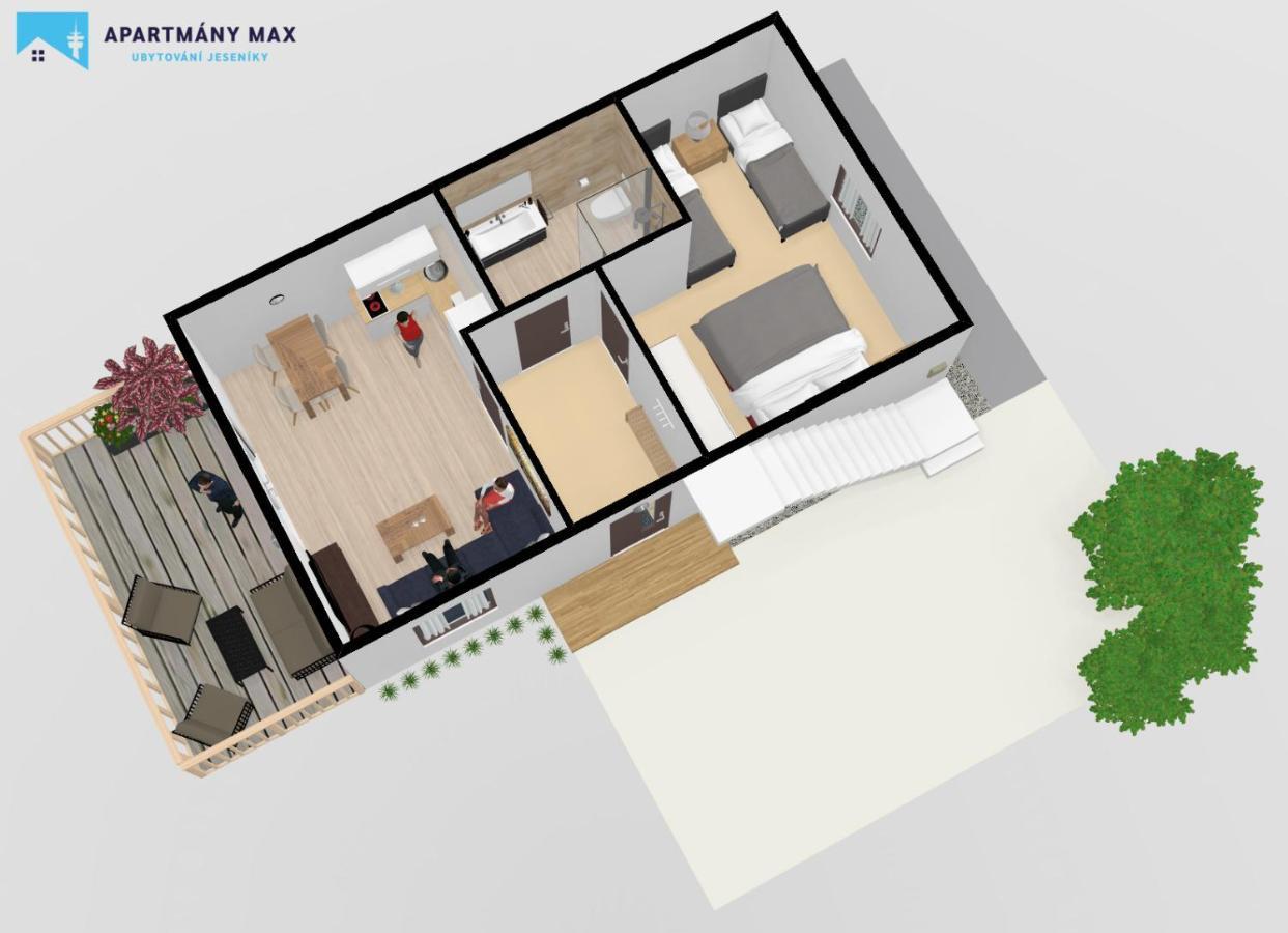 Apartmany Max Vaclavov u Bruntalu ภายนอก รูปภาพ